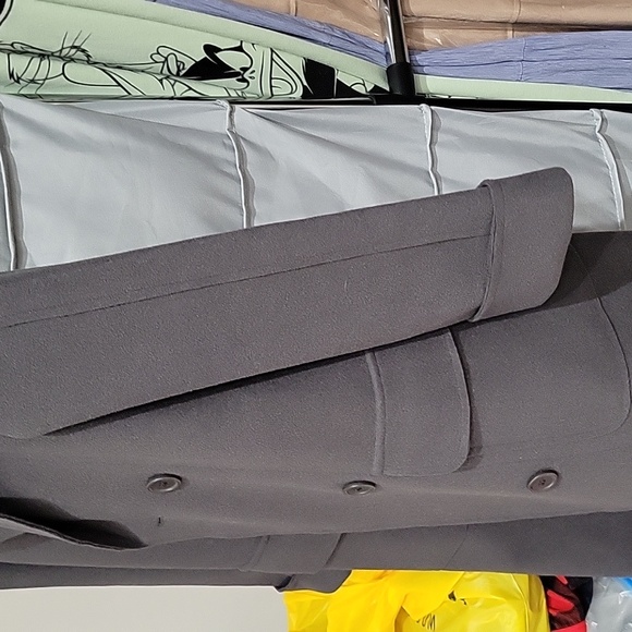 NWT Max Studio Long Coat in Gray - Picture 5 of 7